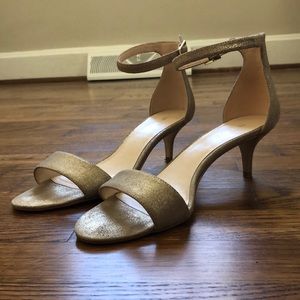 Nine West Champagne Heels